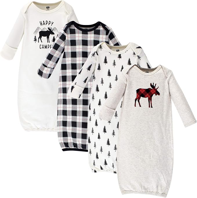 Hudson Baby unisex-baby Cotton Gowns by HudsonBaby