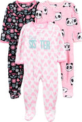 Simple Joys by Carter's Girls Loose-Fit Flame Resistant Fleece Footed Pajamas by SimpleJoysbyCarters