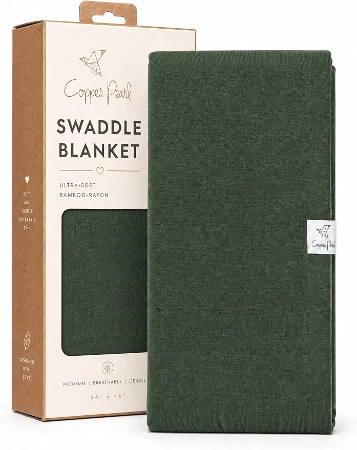 Copper Pearl Swaddle Blankets for Newborns | Soft Stretchy Receiving Blankets by CopperPearl