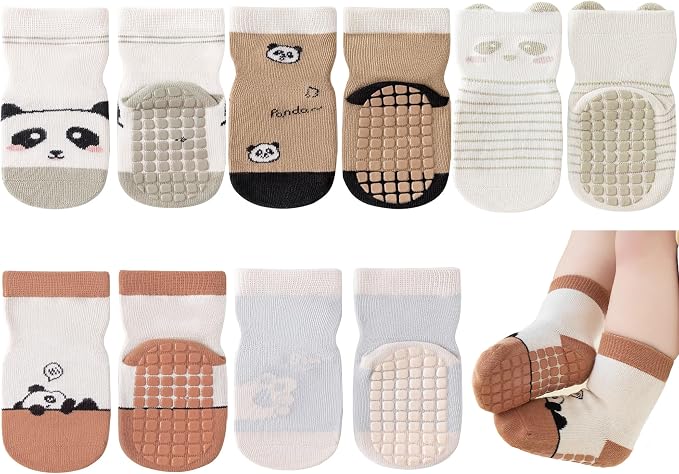 Exegawe Toddler Non Slip Socks, Cute Baby Socks by Exegawe