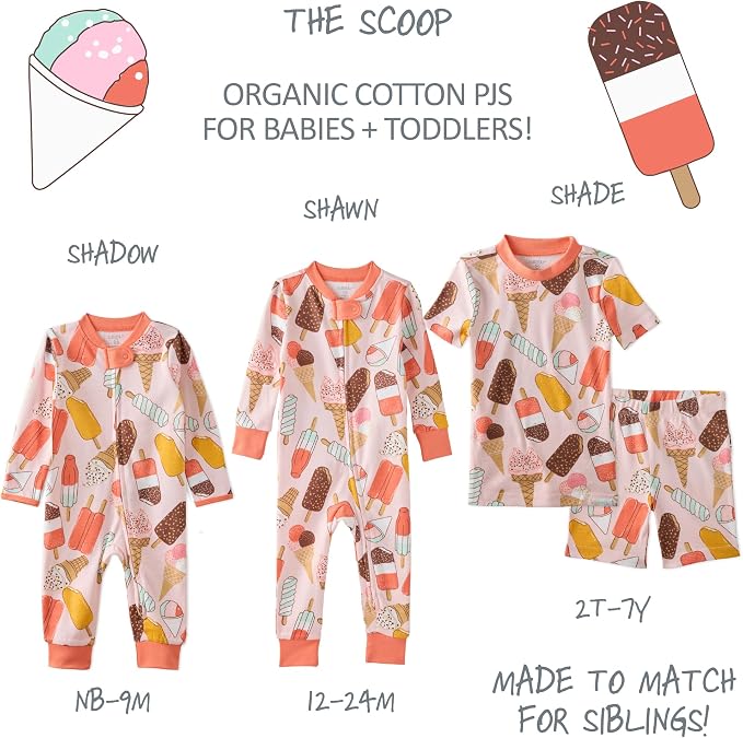 Butterblu Shadow Sleep & Play 100% Cotton Footless Two Way Zip Front PJs - Image 7
