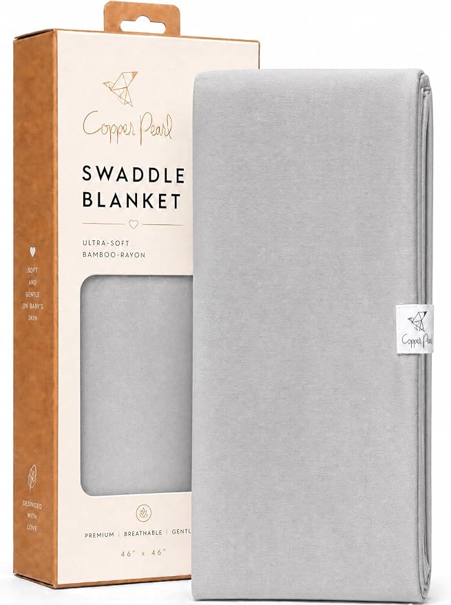 Copper Pearl Swaddle Blankets for Newborns | Soft Stretchy Receiving Blankets by CopperPearl