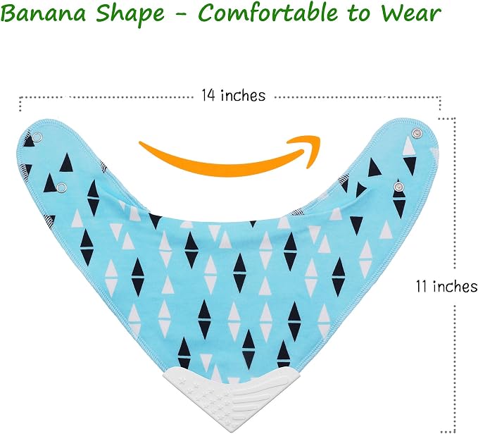 Giftty Baby Teething Bibs Set - Image 4