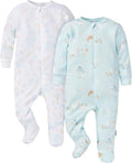 Gerber Baby 2-pack 2-way Zip Thermal Footed Sleep 'N Play by Gerber