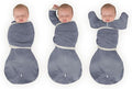 SwaddleDesigns 6-Way Omni Swaddle Sack, Arms Up Swaddle by SwaddleDesigns