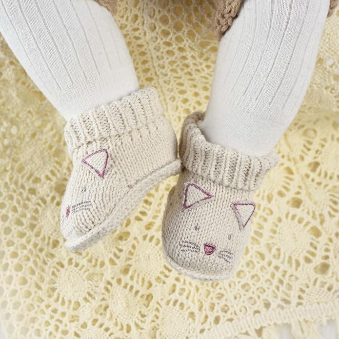 Baby Booties Newborn Infant Hand Crochet Knit Cotton Shoes Booties First - Image 8