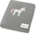 Cotton Baby Swaddle Blanket for Girls and Boys by BleuLaLa