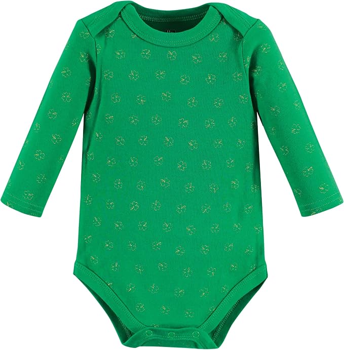 Hudson Baby Baby Girls' Cotton Long-sleeve Bodysuits 3-pack - Image 4