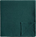 Meracorallo Muslin Swaddle Blanket, 100% Cotton, Dark Green | Soft Breathable by Meracorallo