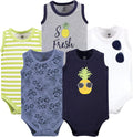 Hudson Baby Unisex Baby Cotton Sleeveless Bodysuits by HudsonBaby