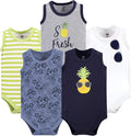 Hudson Baby Unisex Baby Cotton Sleeveless Bodysuits by HudsonBaby