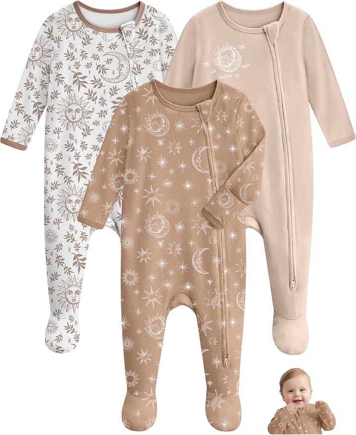 Unnivoll Baby Sleepers 100% Cotton Baby Pajamas Baby Boys Girls Clothes | by Unnivoll
