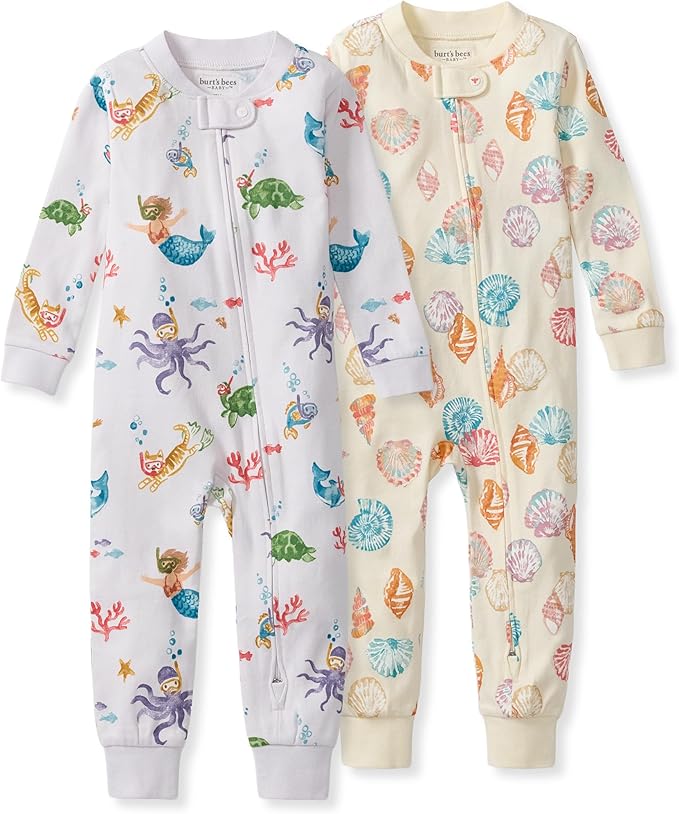 Burt's Bees Baby Unisex Footless Sleeper Pajama, 1-Pc Zip-Up Footie Pajama | by BurtsBeesBaby