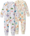 Burt's Bees Baby Unisex Footless Sleeper Pajama, 1-Pc Zip-Up Footie Pajama | by BurtsBeesBaby