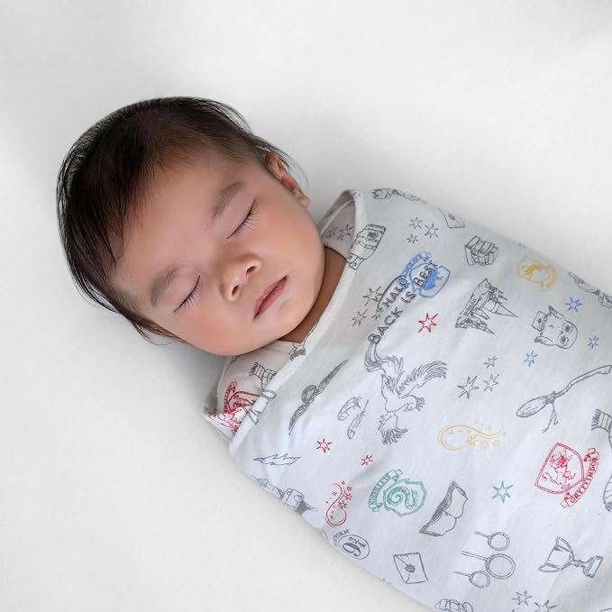 HALO Harry Potter 100% Cotton Sleepsack Swaddle, 3-Way Adjustable Wearable - Image 4