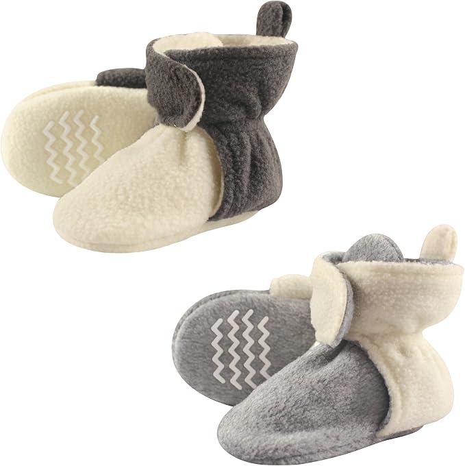 Hudson Baby Unisex-Baby Cozy Fleece BootiesSlipper Sock by HudsonBaby
