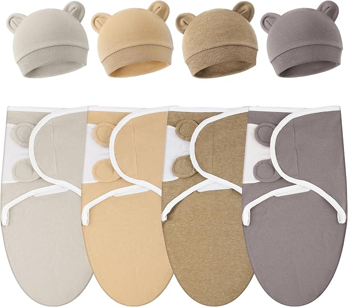 Buryeah 4 Pack Swaddle Blanket Wrap by Buryeah