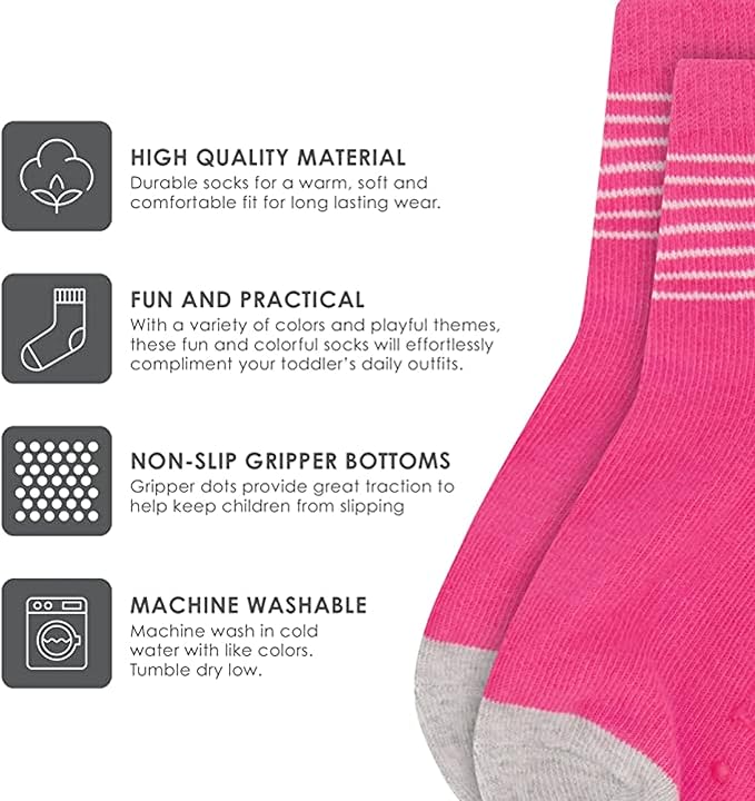 Rising Star Baby Sock, Toddler Sock, Kids Socks Multipacks - Image 3