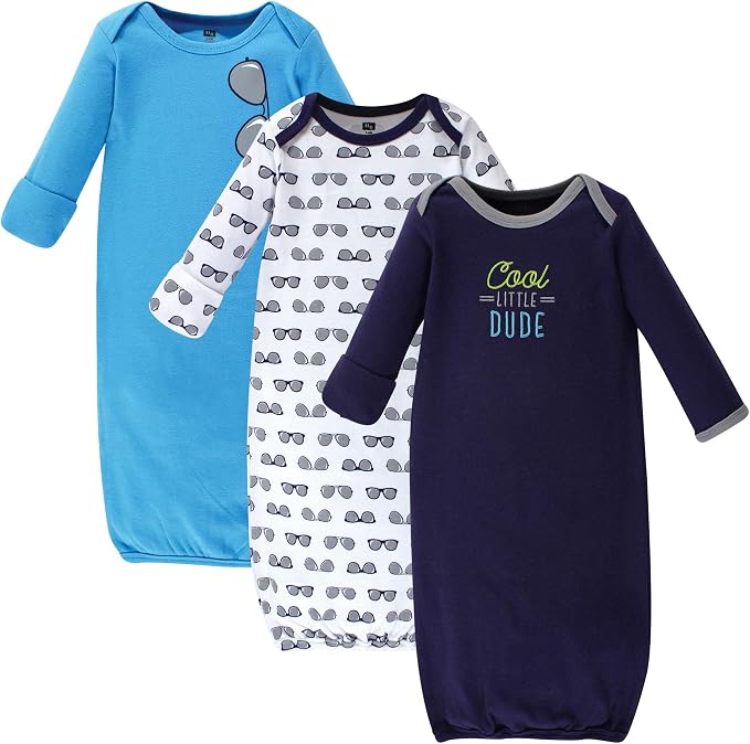 Hudson Baby unisex-baby Cotton Gowns by HudsonBaby