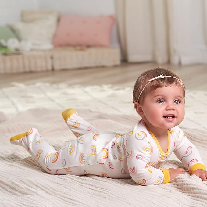 Gerber Baby Girls 4-Pack Sleep 'N Play Footie - Image 12