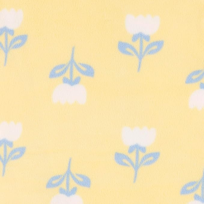 Gerber Baby & Toddler Girls Loose Fit Fleece Footless Pajamas 3-Pack - Image 6