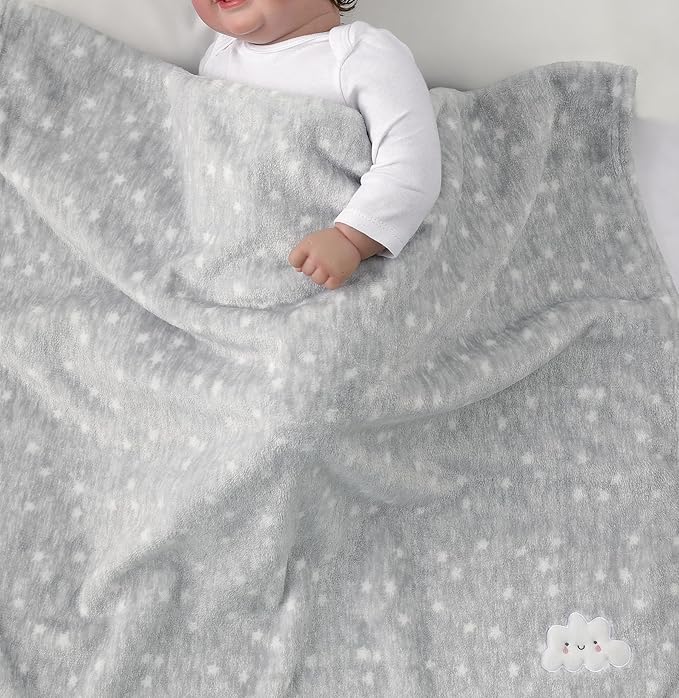 CREVENT 2Pcs 30''X40'' Cute Cozy Fluffy Warm Baby Blankets - Image 4