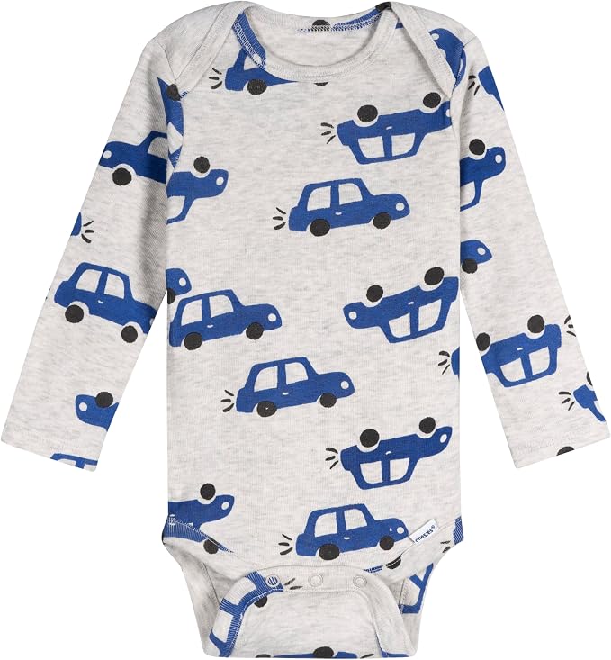 Onesies Brand Baby Boys & Girls 6-Pack Long Sleeve Bodysuits - Image 3