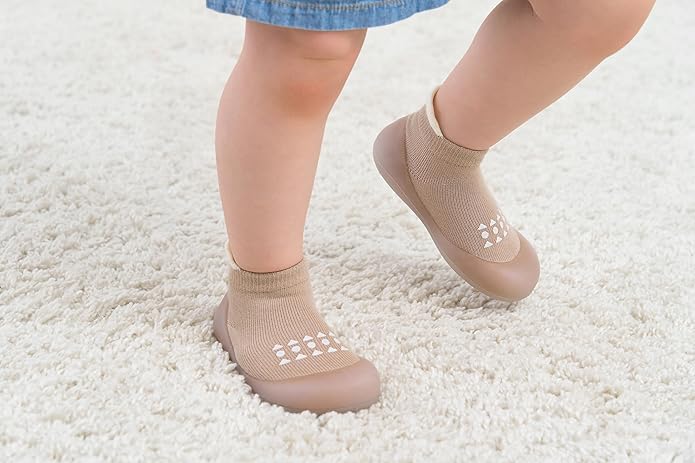 Hstyle Baby Sock Shoes Toddler Boys Walking Shoes Infant Slippers Sneakers | - Image 2