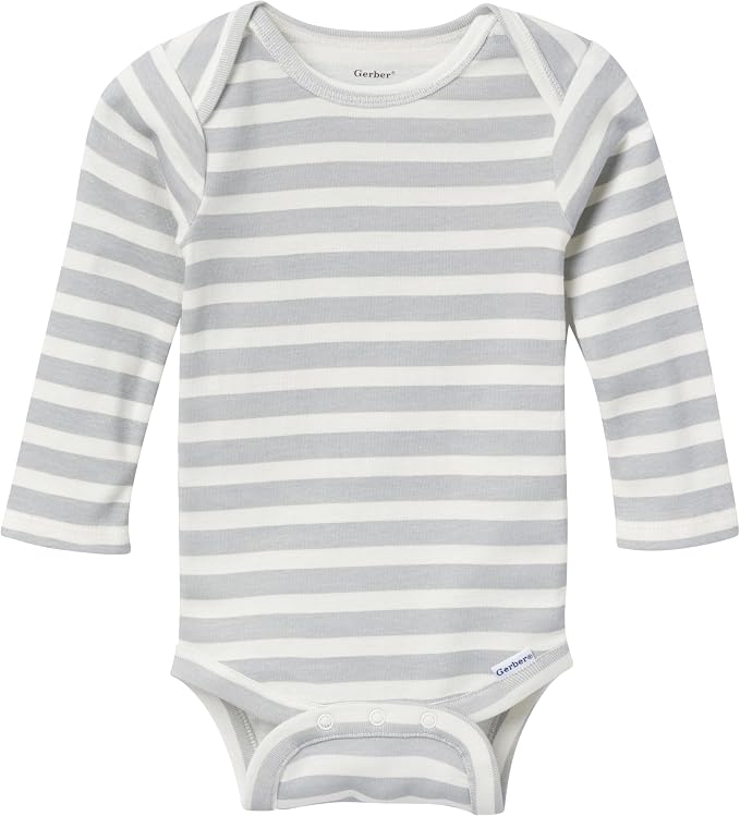 Gerber Baby Boys 6-Pack Long Sleeve Onesies Bodysuit - Image 2
