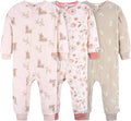 Gerber Baby & Toddler Girls Loose Fit Fleece Footless Pajamas 3-Pack by Gerber