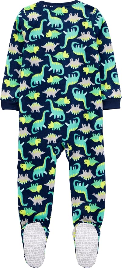 Simple Joys by Carter's Baby Boys Loose-Fit Flame Resistant Fleece Footed - Image 2