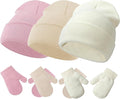 Baby Hats and Mittens Set Infant Toddler Beanie Cap Newborn Gloves by SeaZaela