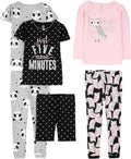 Simple Joys by Carter's Girls 6-piece Snug Fit Cotton Pajama Set by SimpleJoysbyCarters