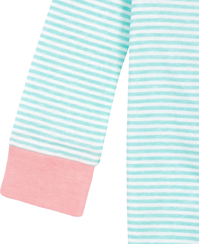 Gerber Baby Girls 2-Pack Footed Pajamas - Image 7