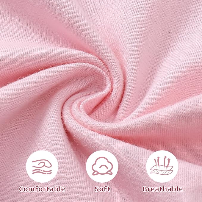 AMAWMW Newborn Baby Girl Little Sister Sleeper Gown Stripe Long Sleeve - Image 5