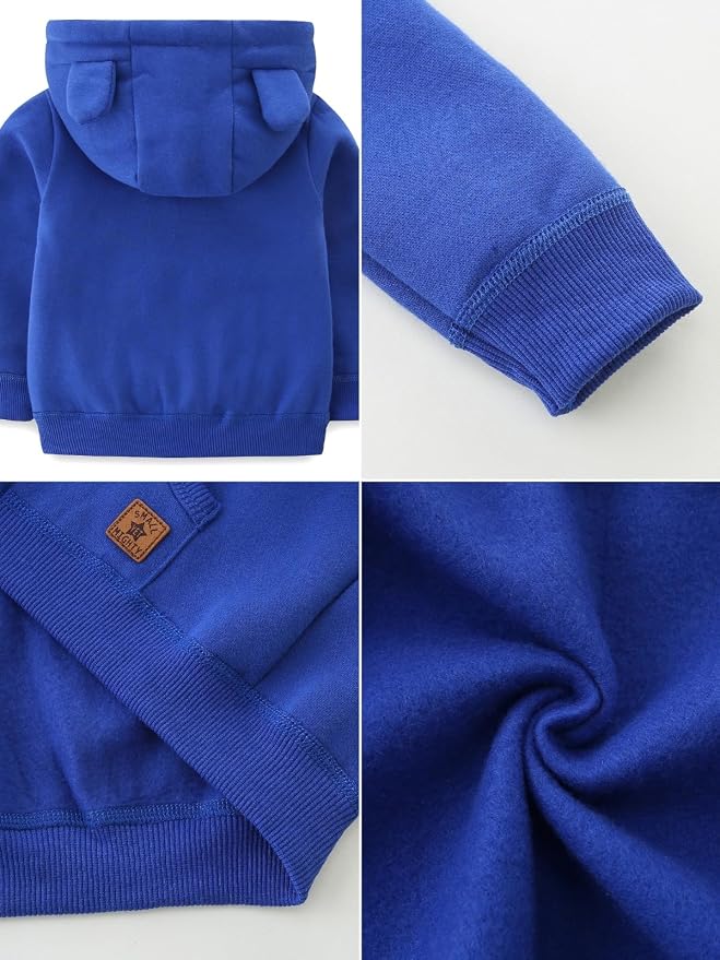 Baby Boy Girl Clothes Zip-Up Hoodies - Image 6