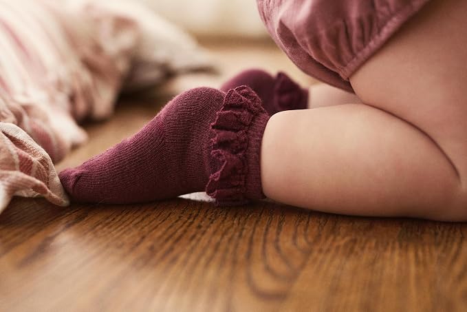 Modern Moments by Gerber Baby Boys & Girls Soft Cotton Ankle Socks - Image 5