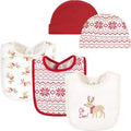 Hudson Baby Unisex Baby Cotton Bib and Headband Set by HudsonBaby