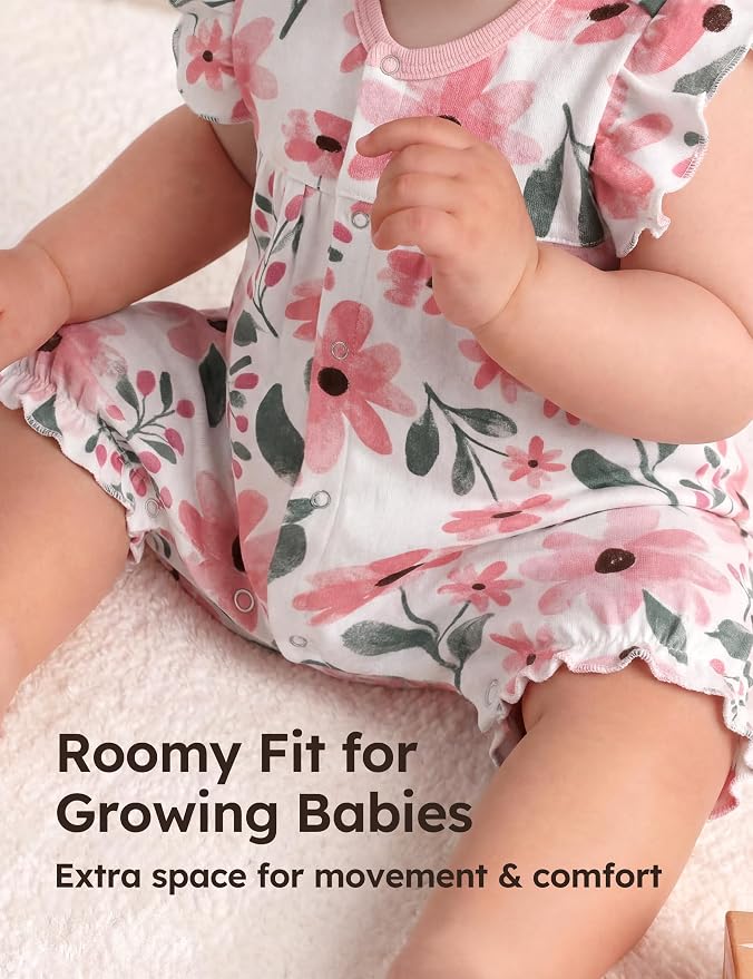 Yoofoss Baby Boy Romper 0-18 Months 100% Organic Cotton Newborn Summer Clothes - Image 6