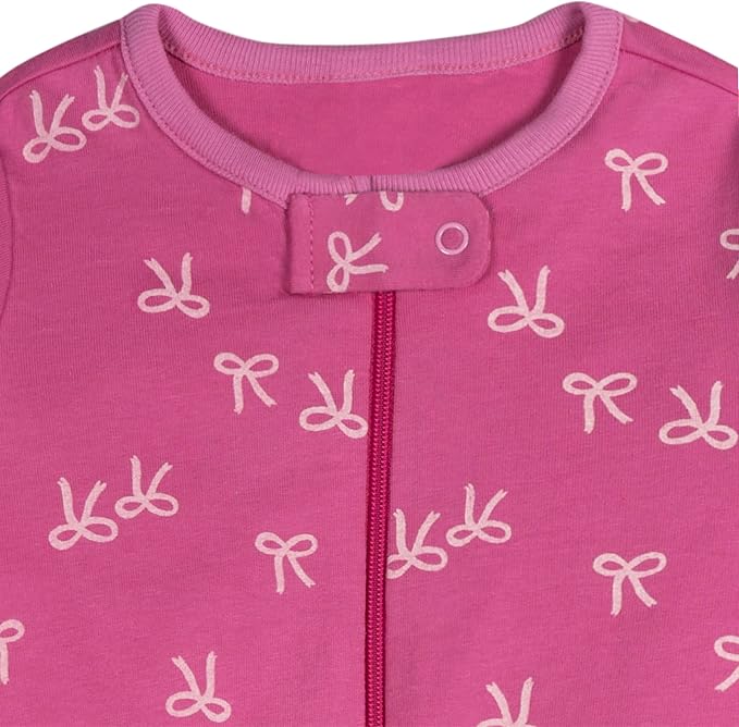 Onesies Brand Baby Girls 4-Pack Sleep 'N Play Footies Multi Pack - Image 2