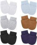 AQOKKA Newborn Baby Mittens No Scratch Cotton Elastic Wrist Gloves Infant by AQOKKA