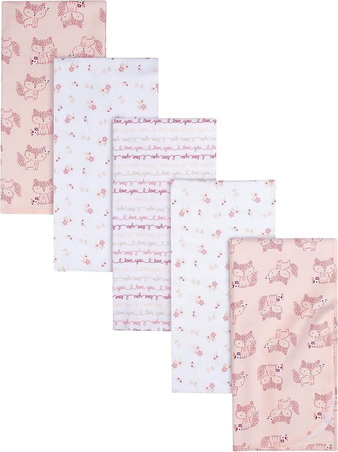 Gerber Boys and Girls Newborn Infant Baby Toddler Nursery 100% Cotton Flannel by Gerber