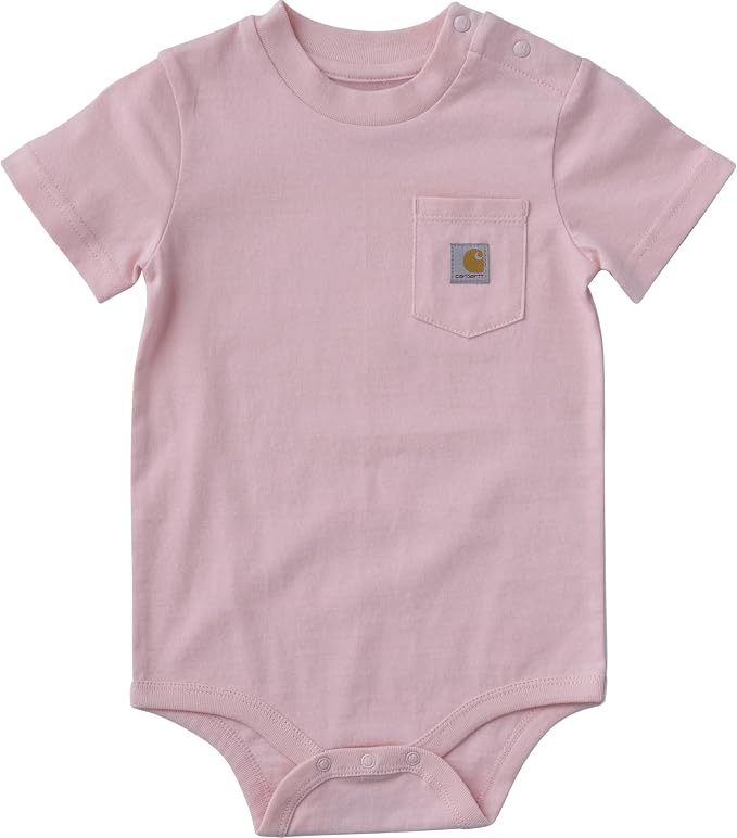 Carhartt Unisex Baby, Short-sleeve Bodysuit Pocket T-shirt | Cotton Jersey | by Carhartt
