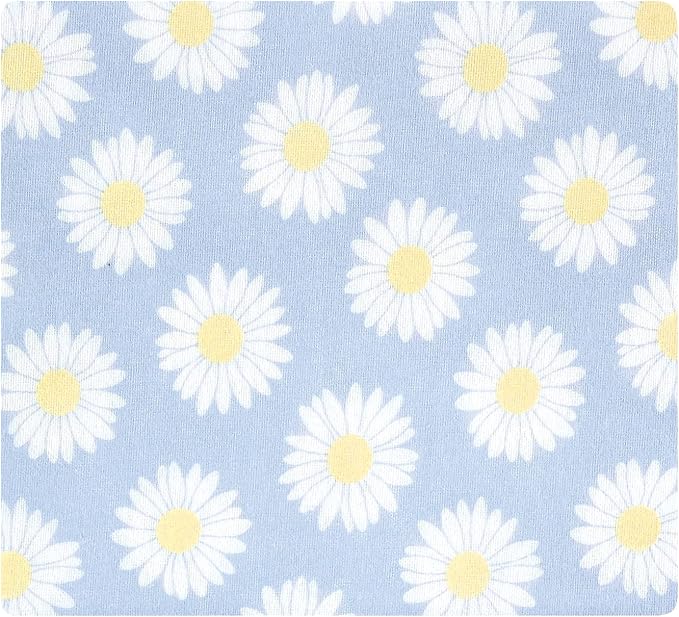 Hudson Baby Unisex Baby Cotton Flannel Receiving Blankets Bundle, Daisy Bee - Image 4