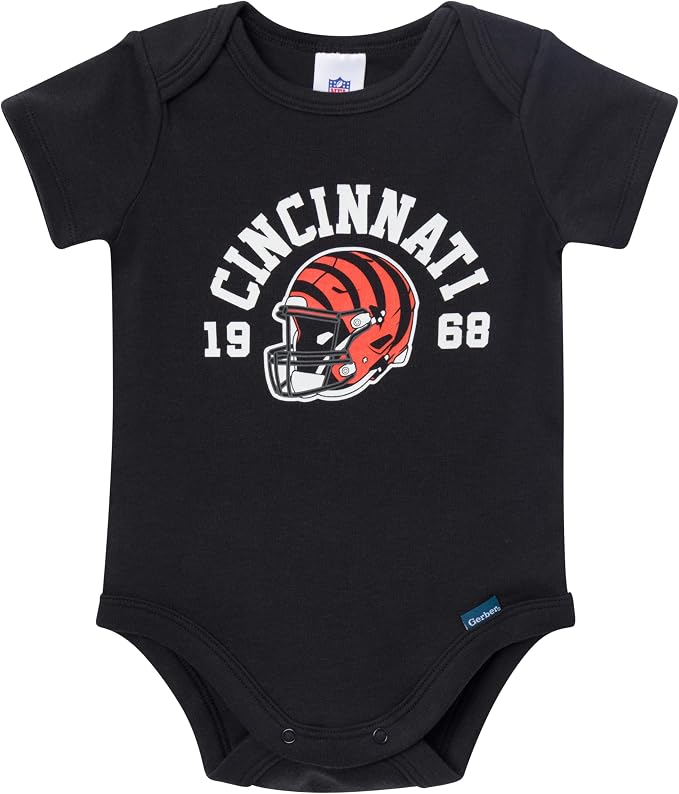 Gerber NFL Baby Boys 3-Pack Onesie Bodysuit - Image 2