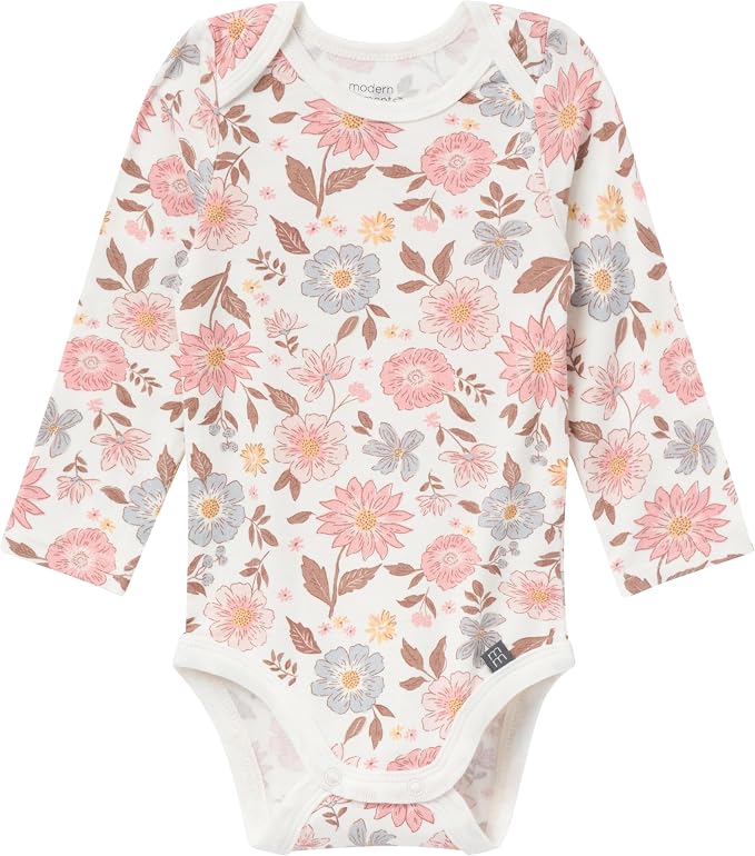 Modern Moments by Gerber Baby Viscose 4-Pack Bodysuit & Pant Set - Image 2