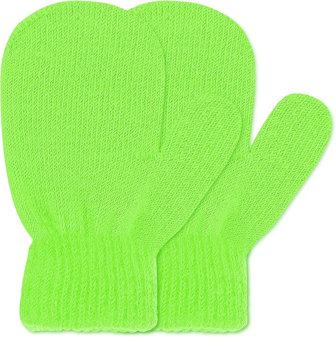 UTTPLL Toddler Magic Stretch Gloves Mittens Multicolor Soft Knit Gloves Warm by UTTPLL