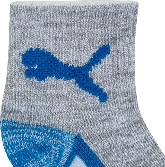PUMA Unisex Baby 6-pack Infant Anklet Socks, Extra Cushion & Comfort-toe - Image 4