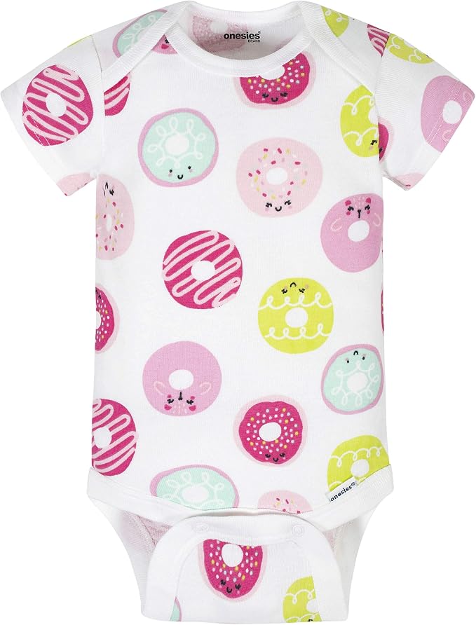 Onesies Brand Baby Girls' 8-pack Short Sleeve Mix & Match Bodysuits - Image 5