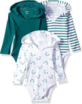 Hanes Baby Long Sleeve Bodysuit, Ultimate Bodysuit Hoodie Boys & Girls by Hanes